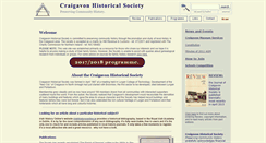 Desktop Screenshot of craigavonhistoricalsociety.org.uk